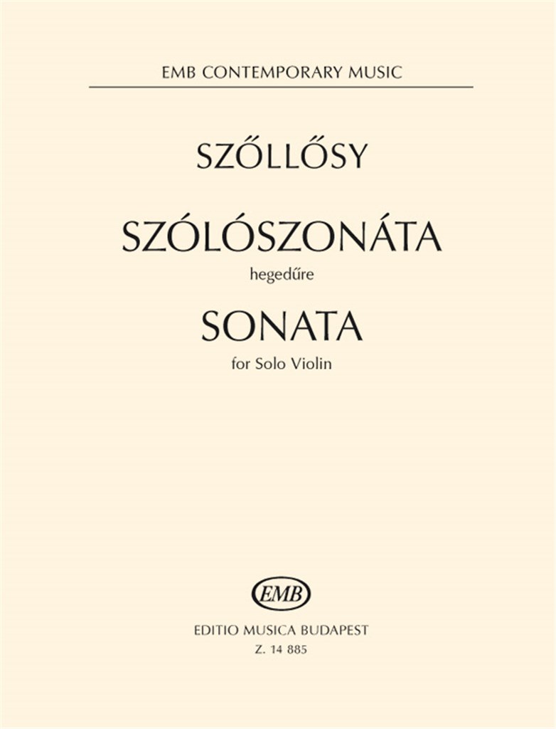 Sonata for Solo Violin (1947)